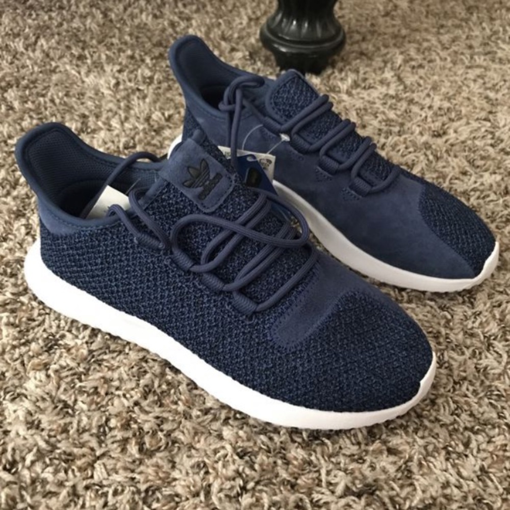 Navy Adidas Tubular Shoes